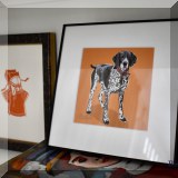 A09. Framed artwork. 